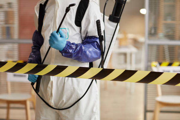 Professional Blood Cleanup technician working in Oakland, IA
